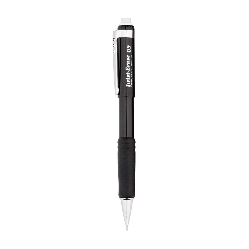 Pentel Twist Erase 3 Mechanical Pencil Black 0.5 Millimeters